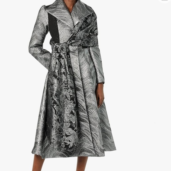 Making the Cut Jackets & Blazers - Making the Cut winning metallic jacquard coat and scarf!